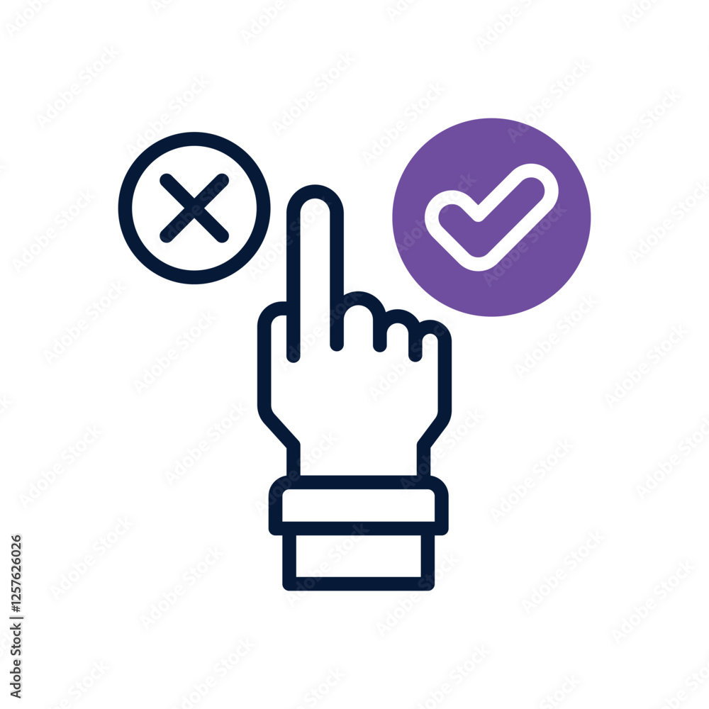 choice dual tone icon. vector icon for your website, mobile, presentation, and logo design. choice dual tone icon. vector icon for your website, mobile, presentation, and logo design.