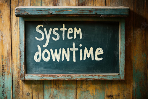 System Downtime Text Writte...