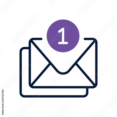 email dual tone icon. vector icon for your website, mobile, presentation, and logo design.