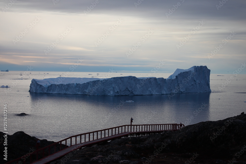 Obraz premium Autumn natural scenery in Greenland, Arctic