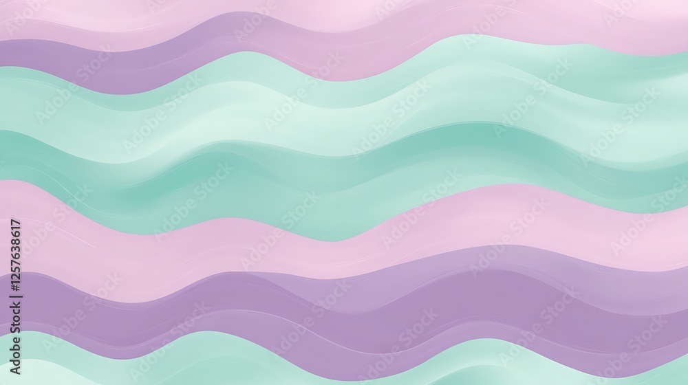 Pastel Wave Abstract Background Design Pastel Wave Abstract Background Design