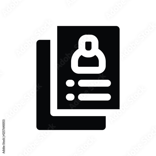 user data solid icon. vector icon for your website, mobile, presentation, and logo design.