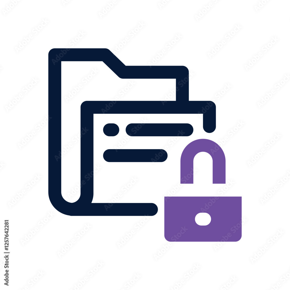 data lock dual tone icon. vector icon for your website, mobile, presentation, and logo design. data lock dual tone icon. vector icon for your website, mobile, presentation, and logo design.
