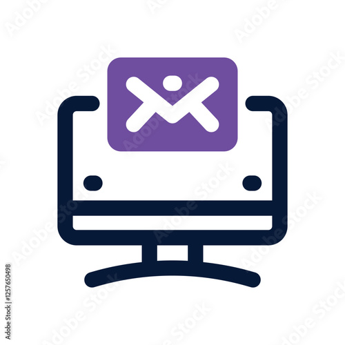 email dual tone icon. vector icon for your website, mobile, presentation, and logo design.
