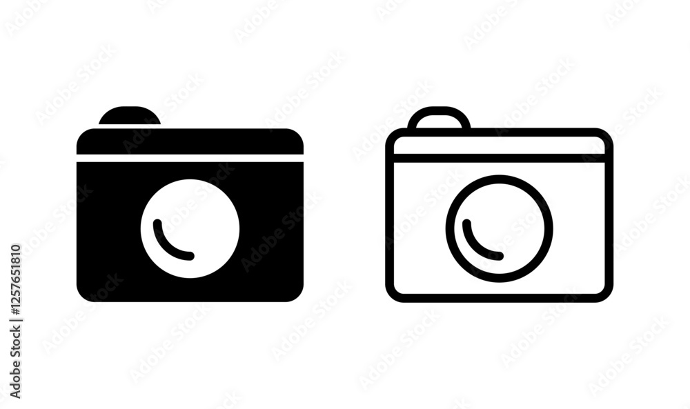 Camera icon logo design. photo camera sign and symbol. photography icon. Camera icon logo design. photo camera sign and symbol. photography icon.
