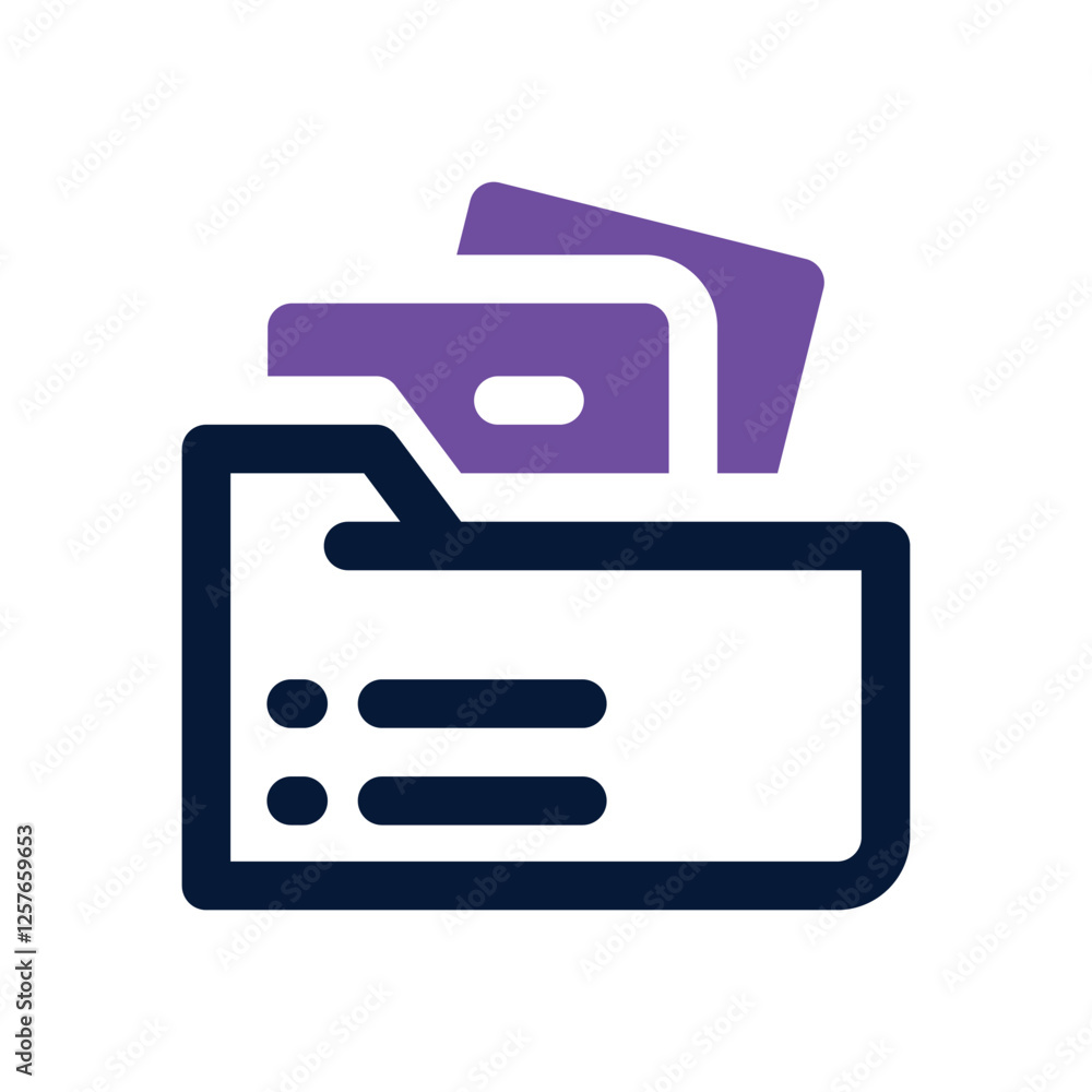 folder dual tone icon. vector icon for your website, mobile, presentation, and logo design. folder dual tone icon. vector icon for your website, mobile, presentation, and logo design.