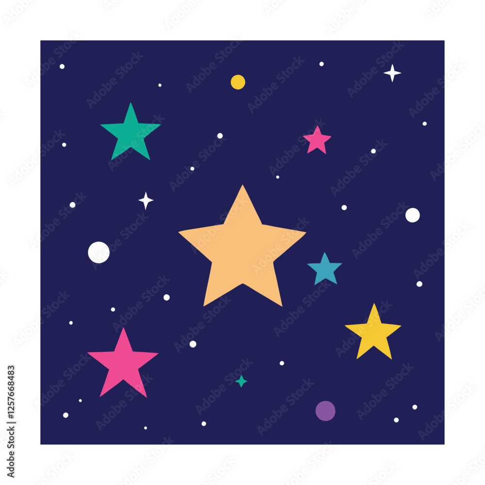 Obraz premium night sky with stars