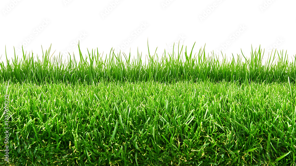 Obraz premium Lush green grass field outdoor natural landscape close-up view tranquil environment nature's beauty