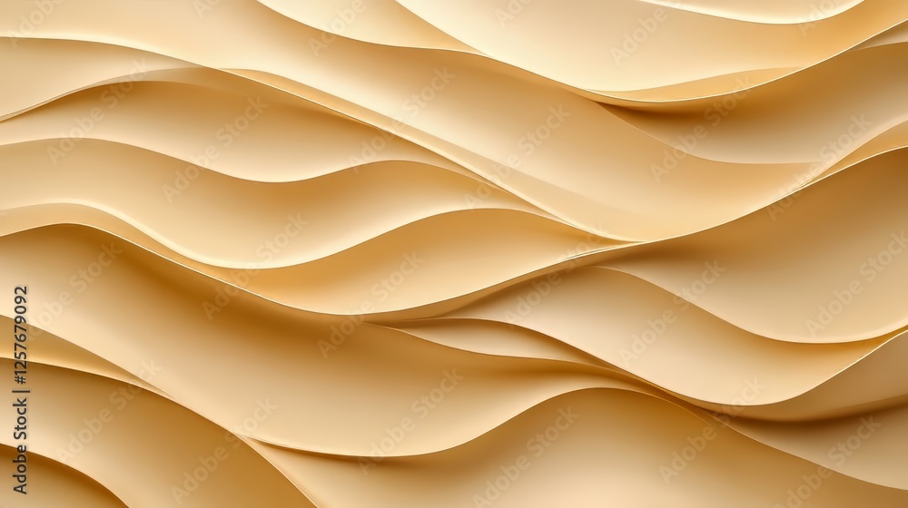 Abstract golden wavy pattern background Abstract golden wavy pattern background