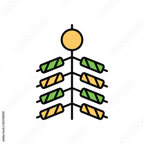 Firecrackers vector icon
