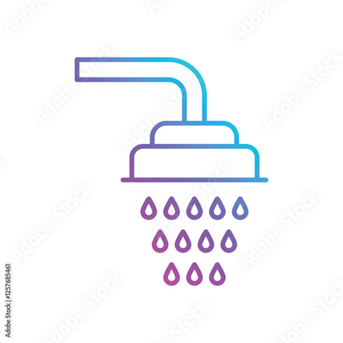 Ghusl vector icon 