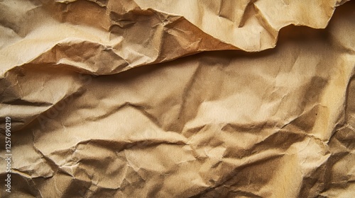 Wallpaper Mural Wrinkled brown paper texture Torontodigital.ca