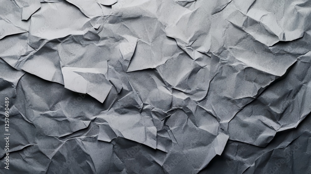 Fototapeta premium Crumpled Texture: Abstract Paper Background