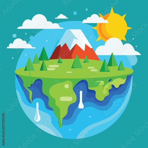 Melting Glaciers: A Hopeful Earth Day Message ice blue cold water ocean green   