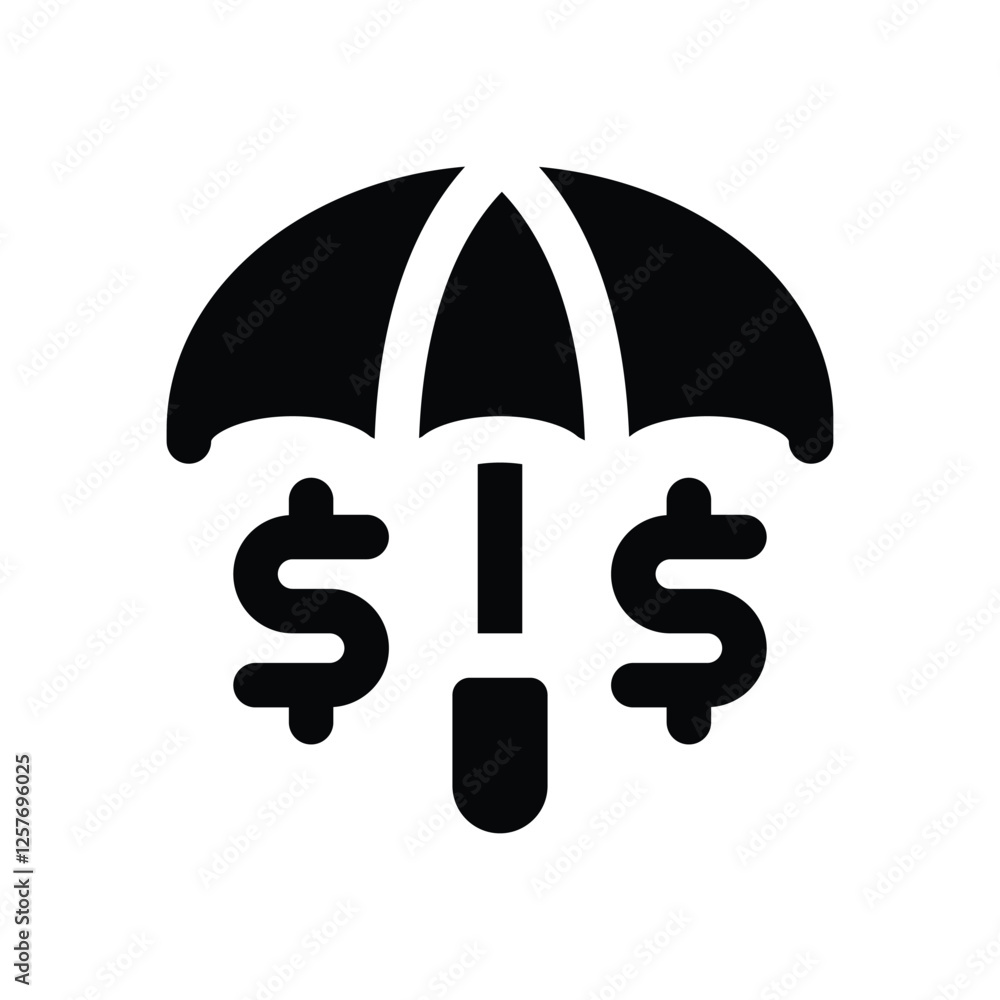 insurance solid icon. vector icon for your website, mobile, presentation, and logo design. insurance solid icon. vector icon for your website, mobile, presentation, and logo design.