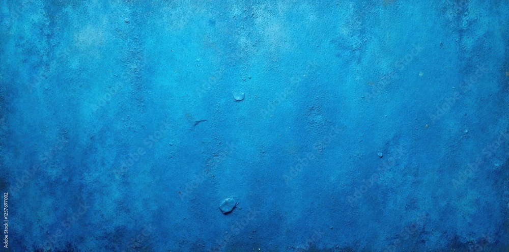 Fototapeta premium Abstract blue textured cement wall, uneven surface , concrete, shot