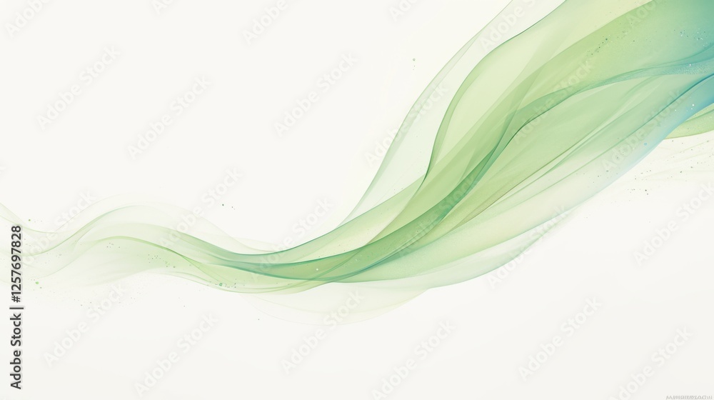 Obraz premium Gentle olive green abstract background with soft tones and subtle gradients. Emphasizing calmness and natural beauty. Ideal for eco-friendly and soothing designs.