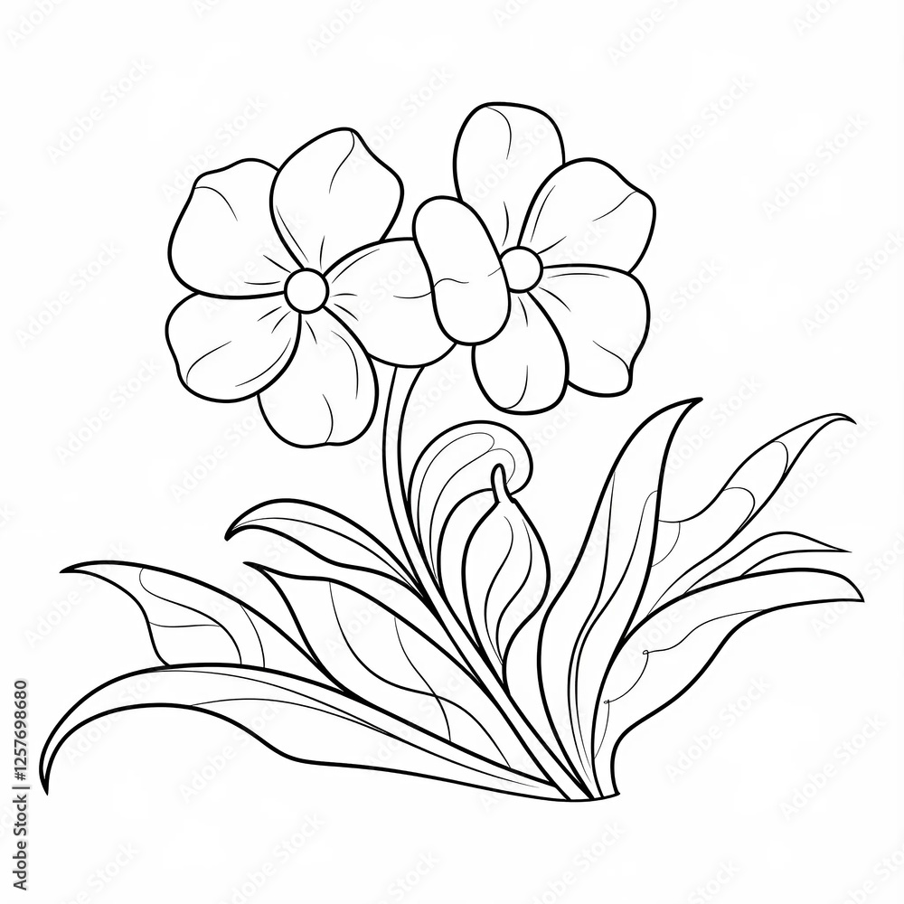 Obraz premium abstract floral background with flowers