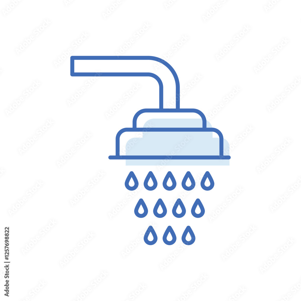 Ghusl vector icon Ghusl vector icon