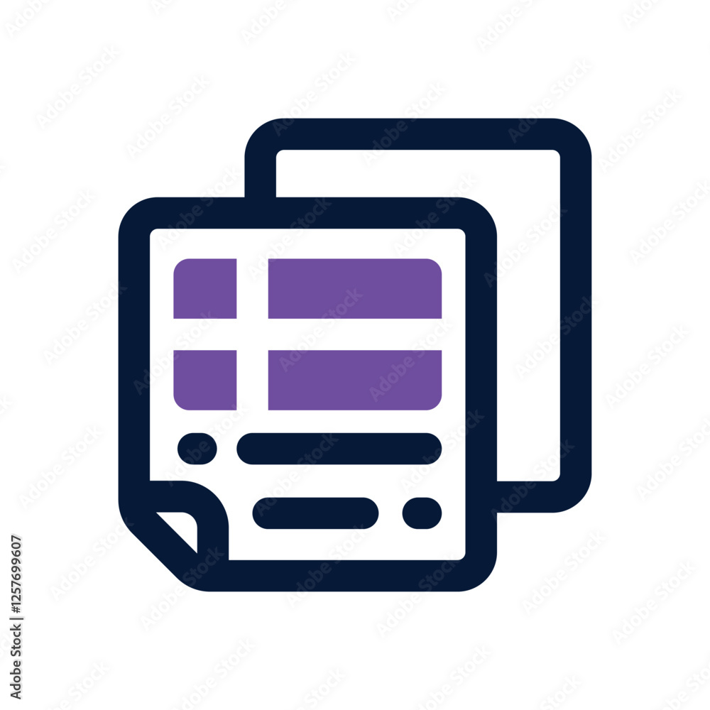 invoice dual tone icon. vector icon for your website, mobile, presentation, and logo design. invoice dual tone icon. vector icon for your website, mobile, presentation, and logo design.
