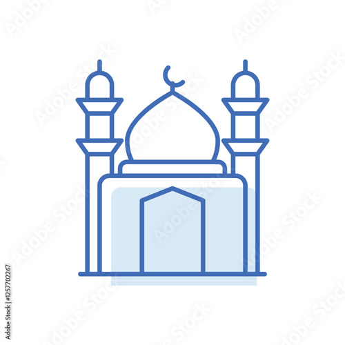Mosque vector icon 