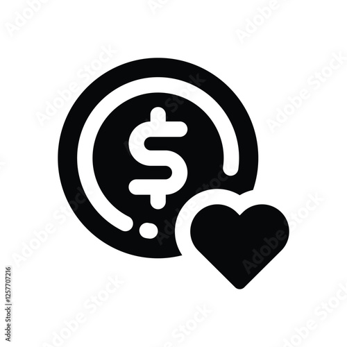 loyalty solid icon. vector icon for your website, mobile, presentation, and logo design.
