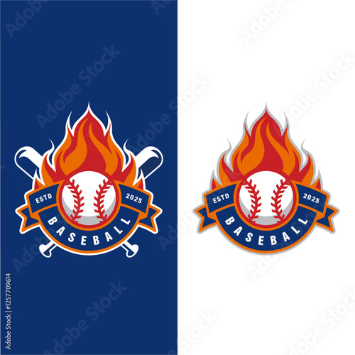 Baseball Team Logo Template Design