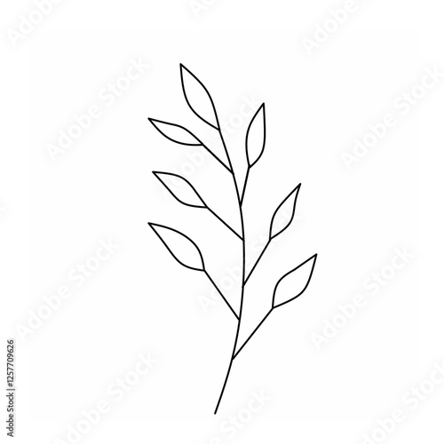 branch with leaves