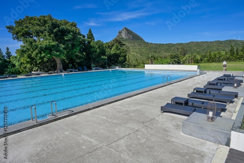 Swimming Pool, Gloria Manor Hotel, Bucht von Kenting, Hengchun Township, Landkreis Pingtung, Taiwan photo