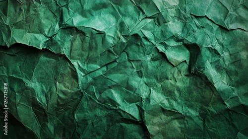 Wallpaper Mural Emerald paper with texture and folds throughout. Torontodigital.ca