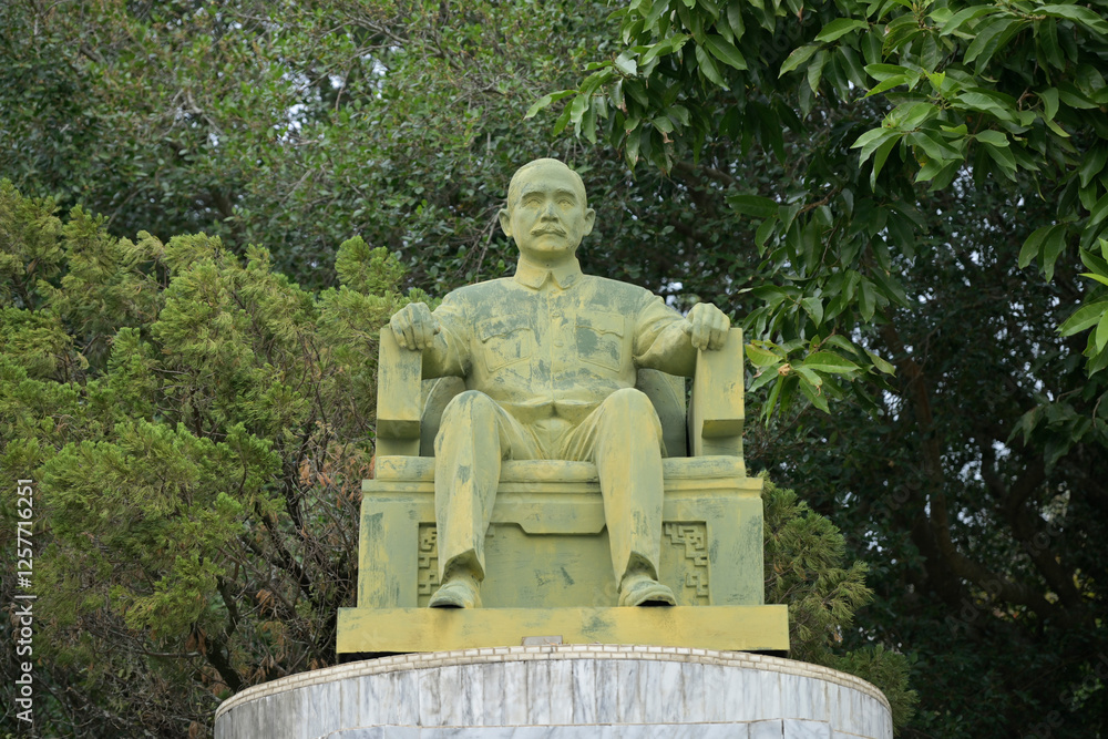 Denkmal Sun Yat-sen, Chiayi Park, Chiayi, Taiwan Denkmal Sun Yat-sen, Chiayi Park, Chiayi, Taiwan