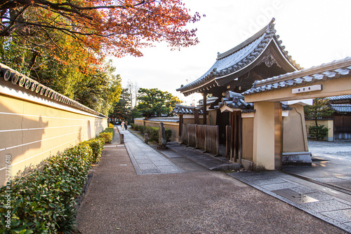 Alley in Gion quarter street, Higashiyama, Kyoto, Japan