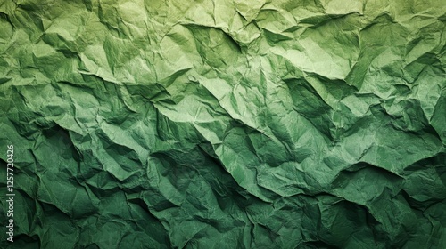 Wallpaper Mural Green Crumpled Paper Texture Background Design Torontodigital.ca