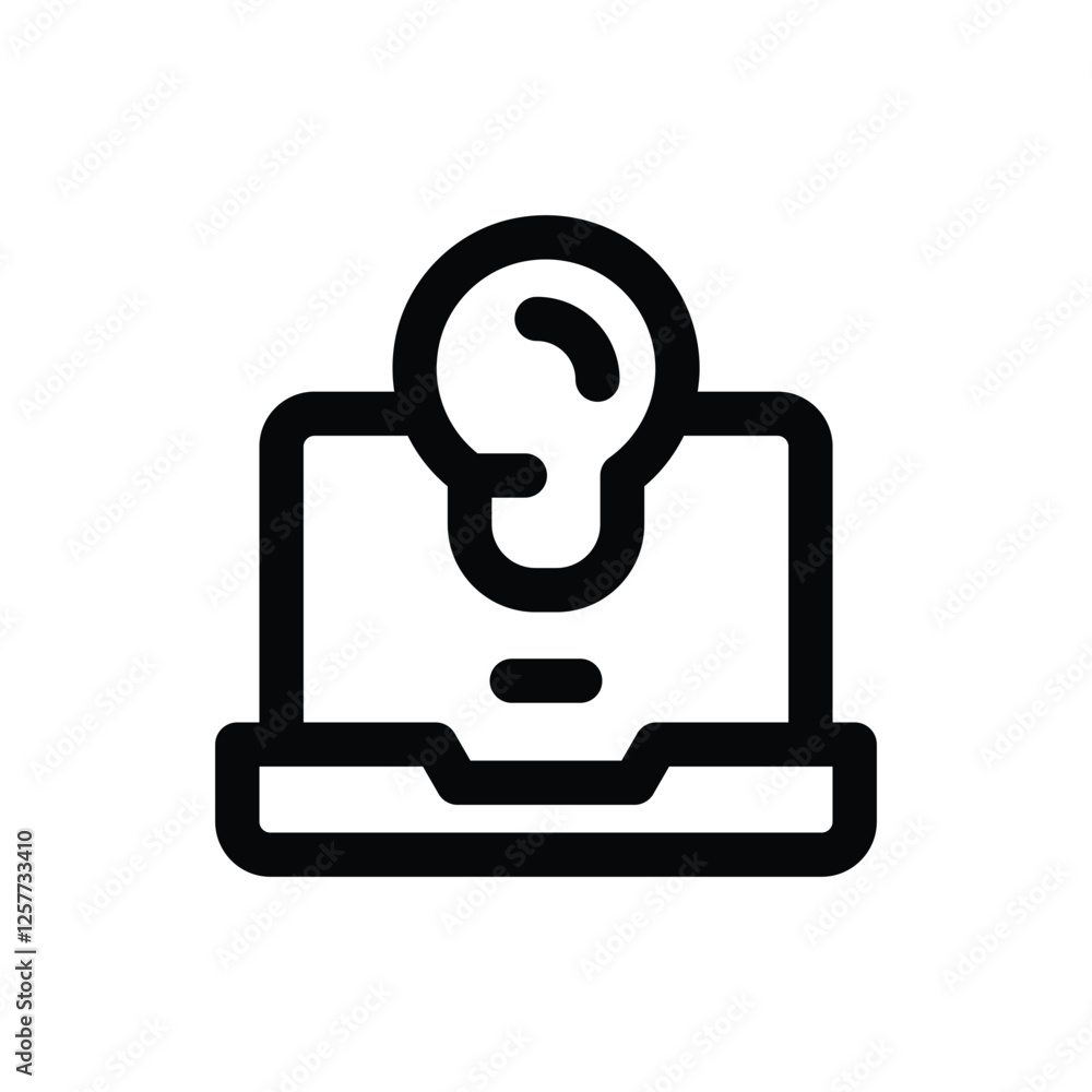 idea line icon. vector icon for your website, mobile, presentation, and logo design. idea line icon. vector icon for your website, mobile, presentation, and logo design.