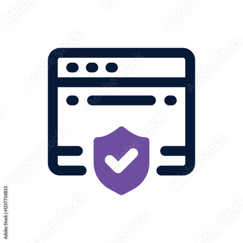 antivirus dual tone icon. vector icon for your website, mobile, presentation, and logo design.