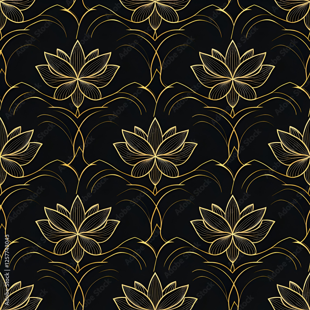 Fototapeta premium seamless floral pattern