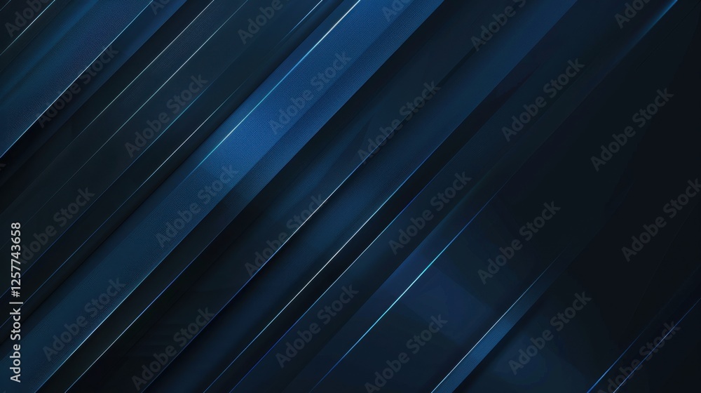 Obraz premium Chic Blue background with understated details, perfect for design and banner templates. Featuring abstract minimalist wallpaper with subtle geometric patterns and a central white space for text.
