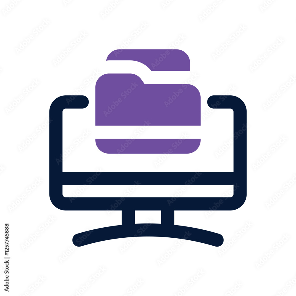 data dual tone icon. vector icon for your website, mobile, presentation, and logo design.