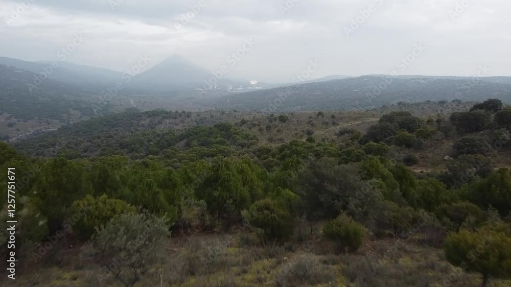 landscape view of mountains in the morning in spain landscape view of mountains in the morning in spain