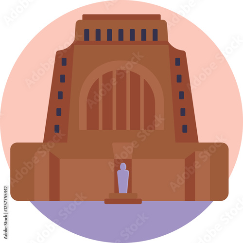 An icon depicting the spirit of the Voortrekkers, known for their role in the Great Trek and shaping South Africa's history.