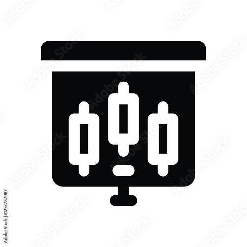presentation solid icon. vector icon for your website, mobile, presentation, and logo design.