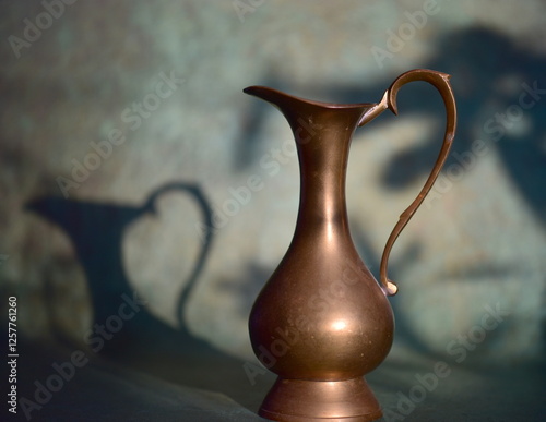 antique vase on the wall