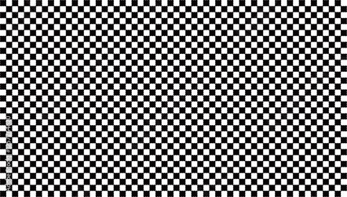 black and white wave square pattern, checkerboard vector illustration background