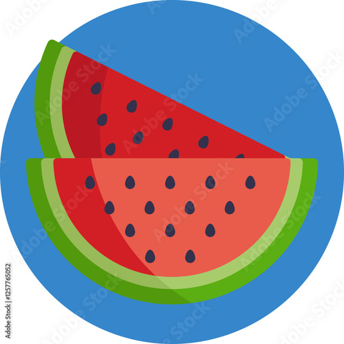 Hawaiian Refreshment – A juicy slice of watermelon, a favorite tropical treat enjoyed in Hawaii’s warm climate.