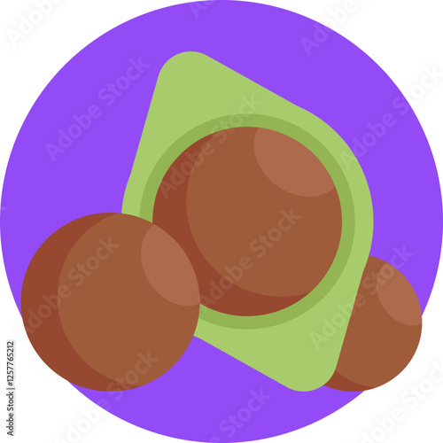 A sliced avocado showing the creamy interior, a popular ingredient in Hawaiian cuisine.