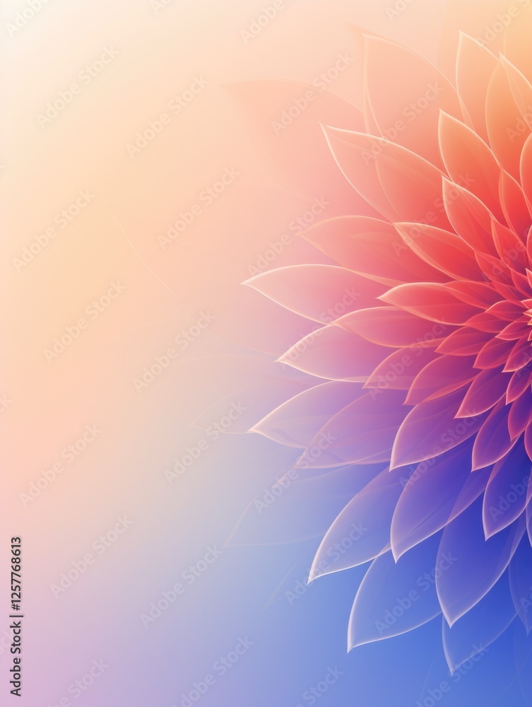 Obraz premium Soft Lotus Flower Pastel Background
