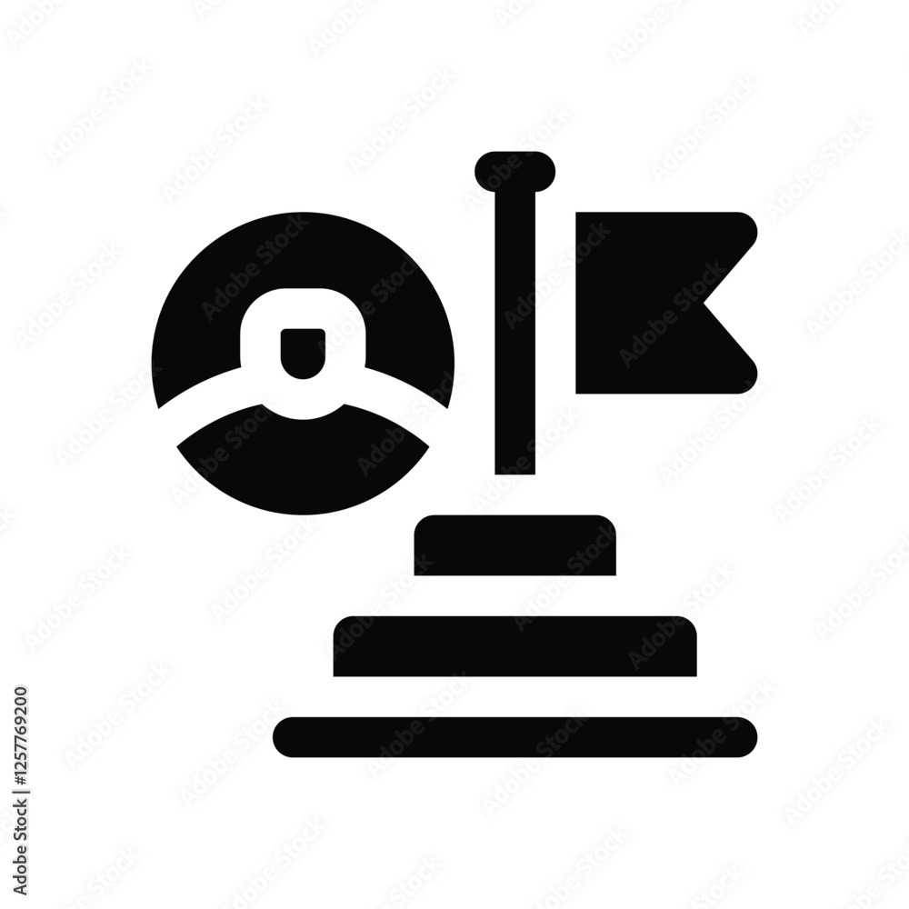 goal solid icon. vector icon for your website, mobile, presentation, and logo design. goal solid icon. vector icon for your website, mobile, presentation, and logo design.