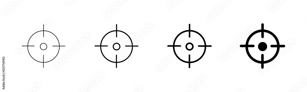Target icon vector isolated on white background. Target vector icon. goal icon. marketing target. Aim Target icon vector isolated on white background. Target vector icon. goal icon. marketing target. Aim