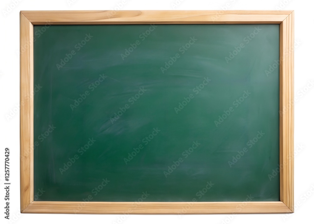 School blackboard on white background School blackboard on white background