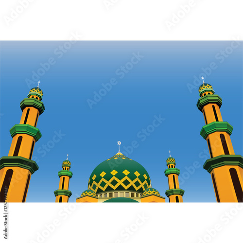 Vector illustration of Great Mosque
